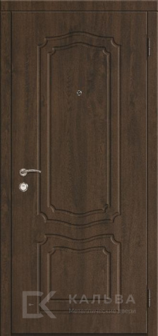 Фото «Входная дверь венге классика снаружи графит с ромбами внутри №219»