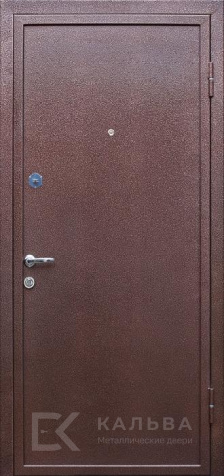 Фото «Стальная дверь светлый дуб с фрезеровкой классика №98»