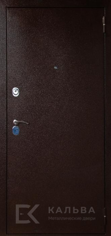 Фото «Железная дверь темная шагрень с зеркальной вставкой №76»